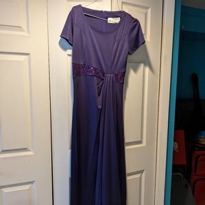 Southeastern Performance Apparel Ostinato Concert sequin Dress in Purple